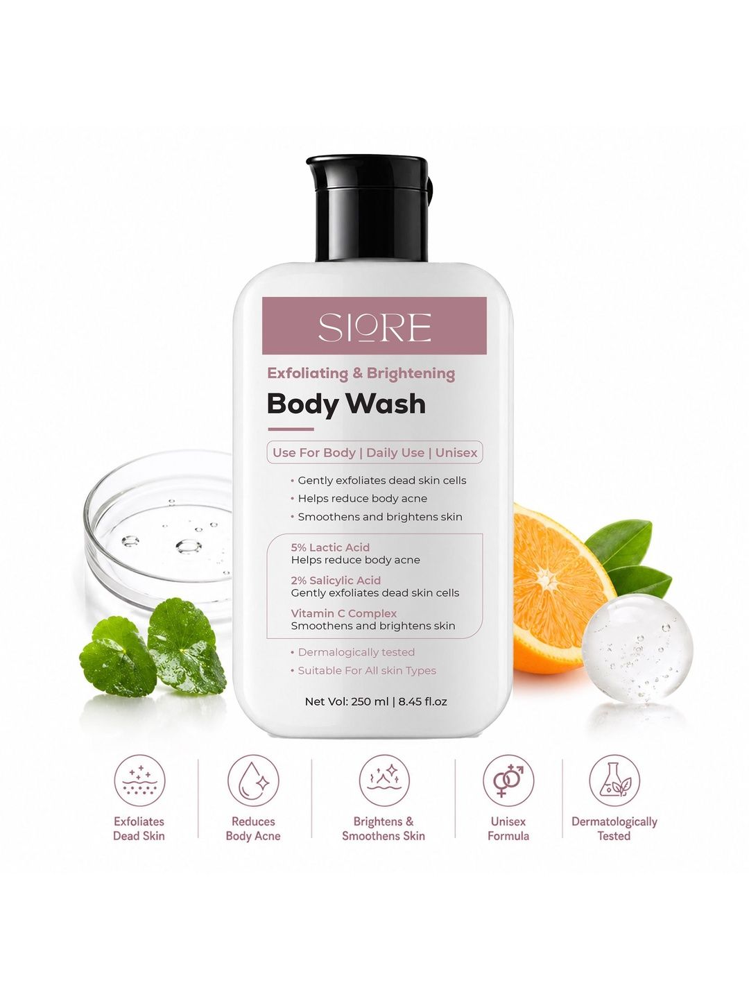 SIORE Exfoliating & Brightening Body Wash - 250 ml-picture-43