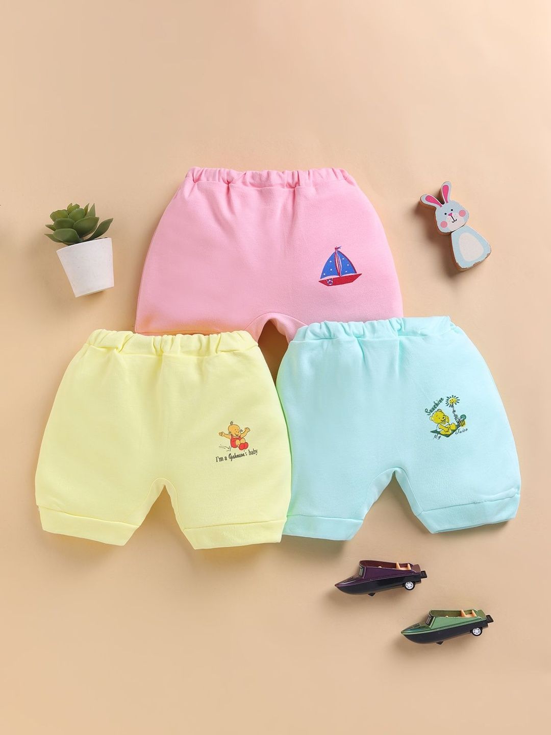 Unfab Girls Pack of 3 Printed Assorted Cotton Basic Briefs-picture-58