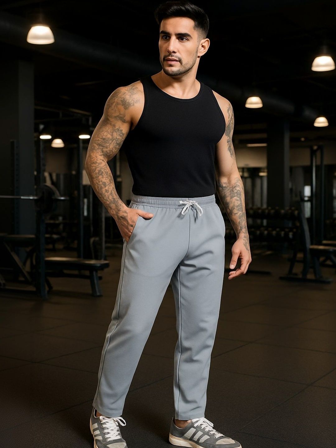 THE BEETEL HOUSE Men Regular Fit Training Track Pants-picture-58