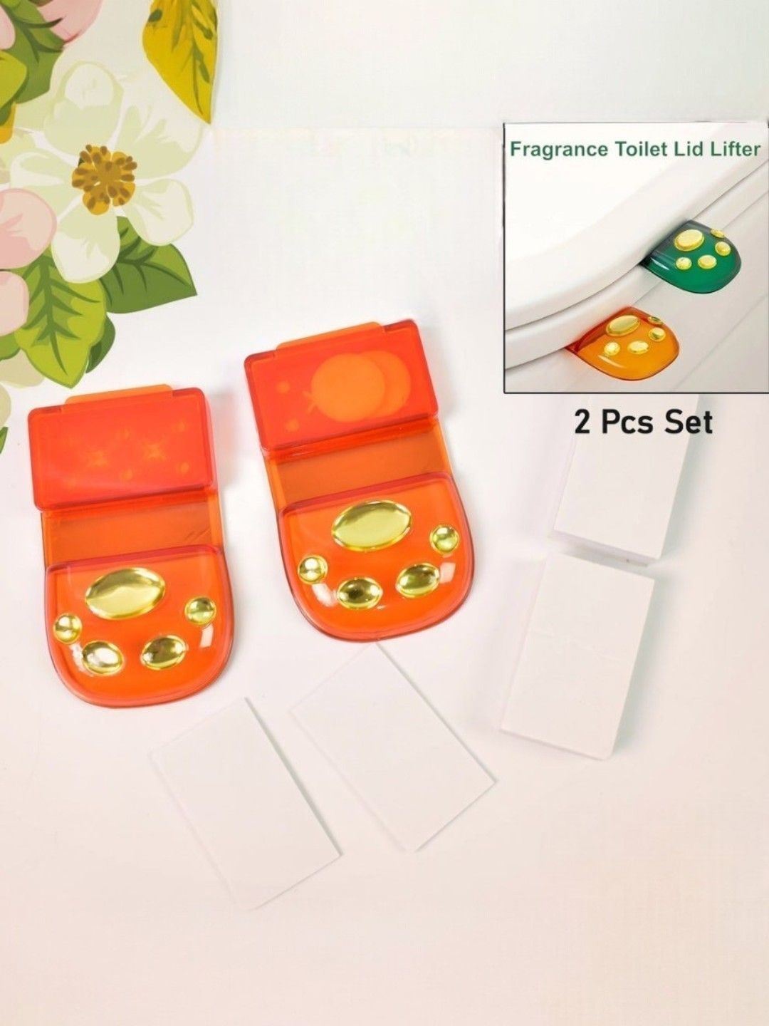 DeoDap Multicoloured Plastic Bath Accessories Set-image-13