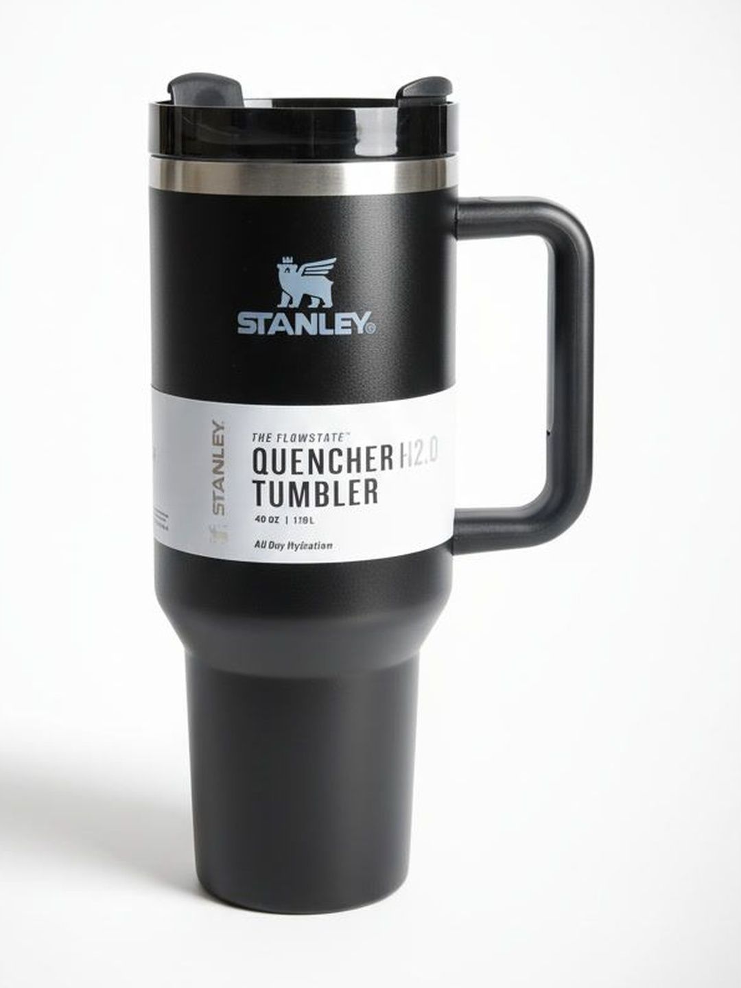STANLEY Black Single Stainless Steel Solid Double Wall Vacuum Water Bottle-image-24