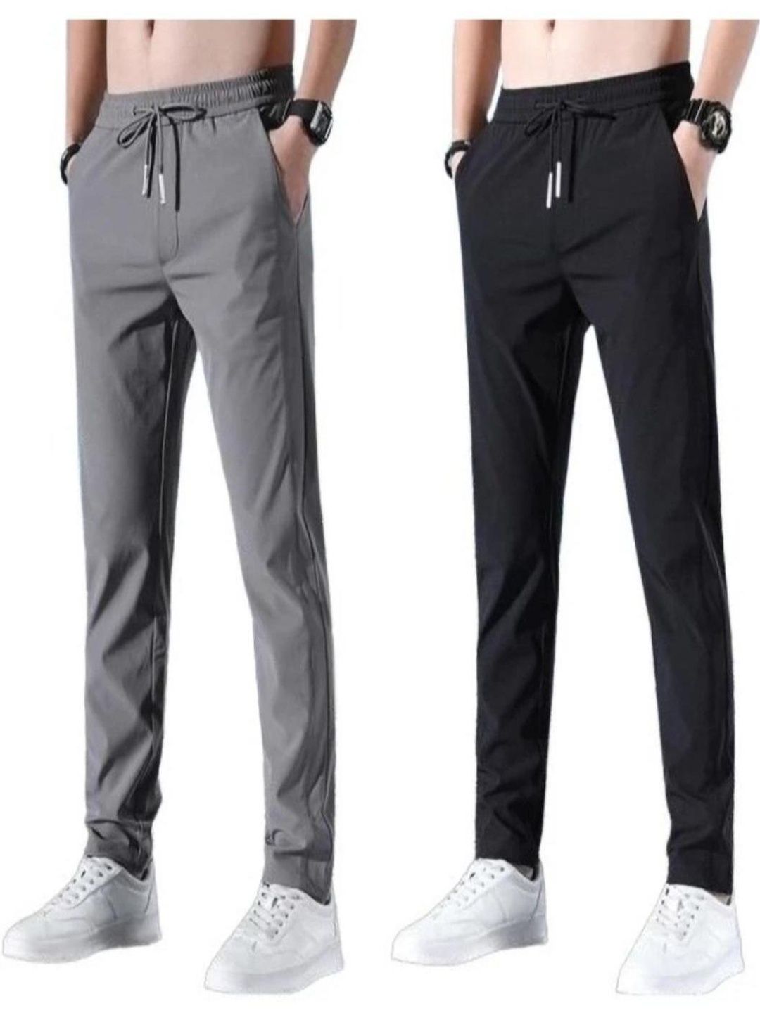 Riksaw Men Pack of 2 Regular Fit Track Pants-picture-7