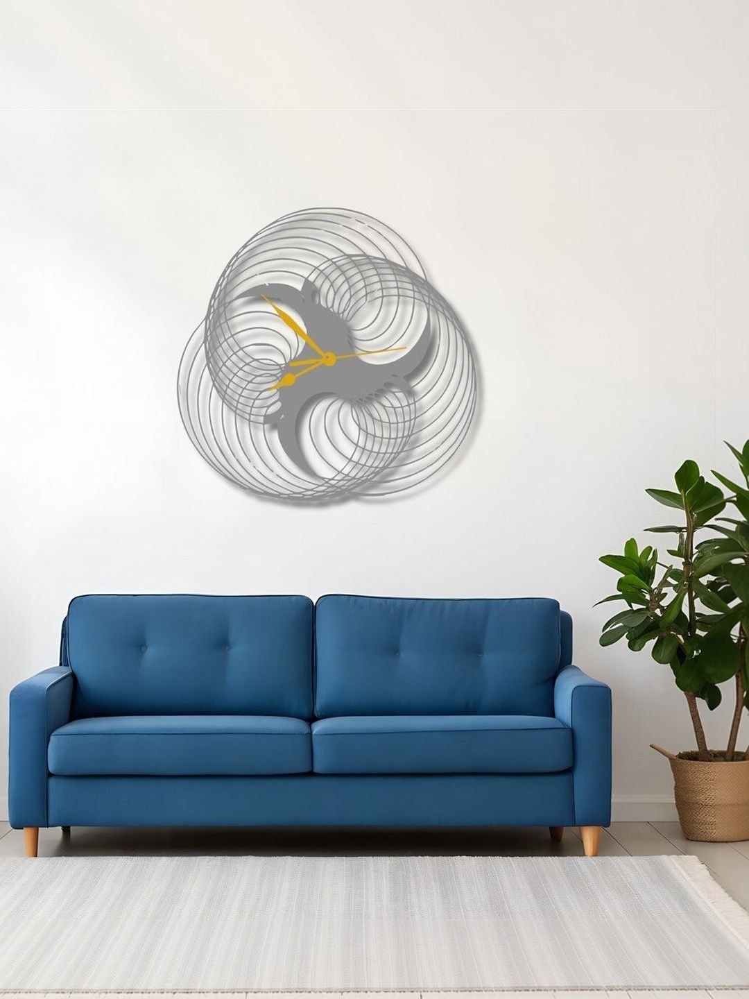VENTUOS Grey Wall Clock-picture-23