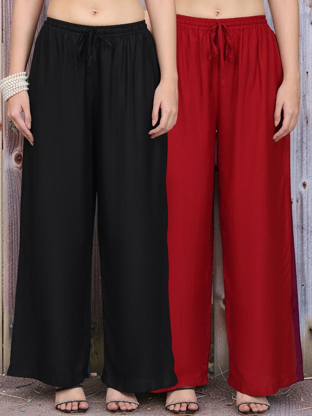 KALINI Women 2 Ethnic Palazzos-picture-57