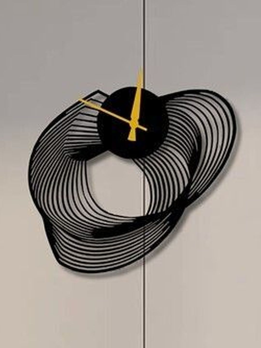 VENTUOS Black Wall Clock-image-49