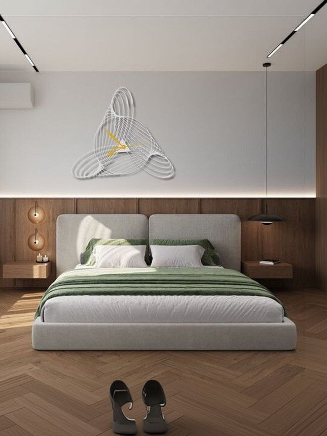 VENTUOS Grey Wall Clock-image-11