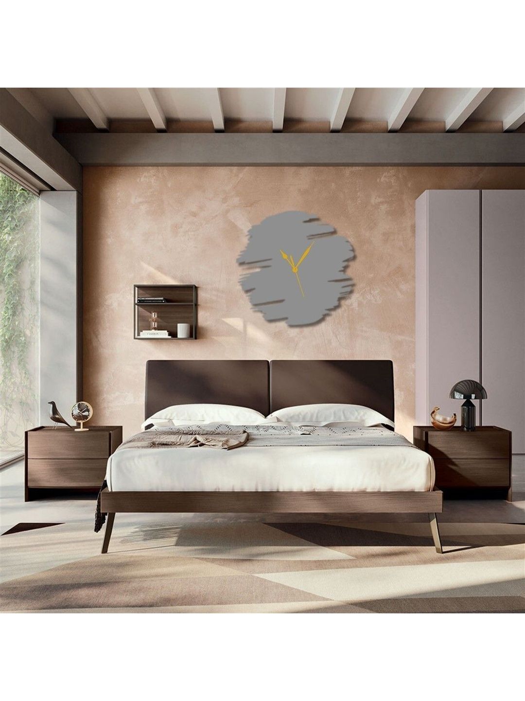 VENTUOS Grey Wall Clock-picture-44