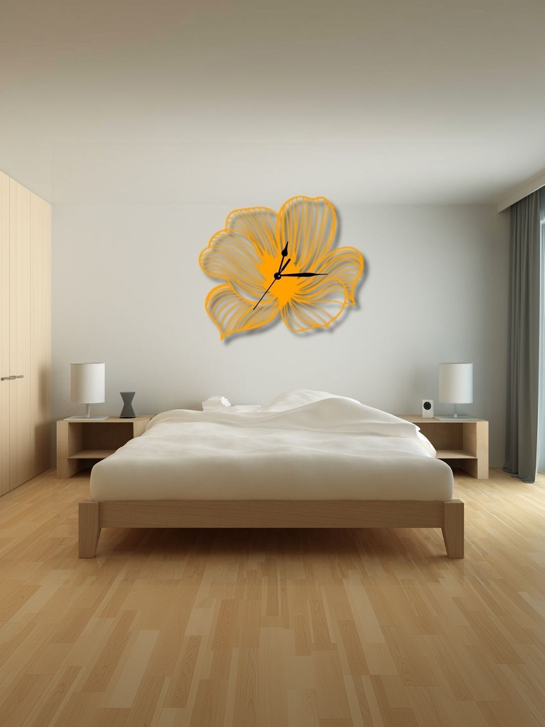 VENTUOS Orange Wall Clock-picture-42