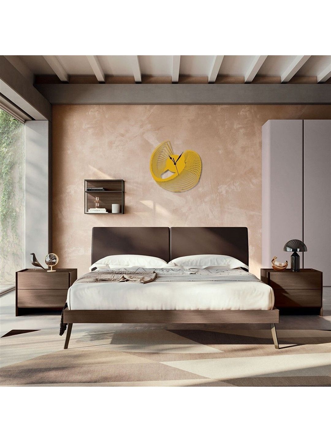 VENTUOS Orange Wall Clock-picture-19