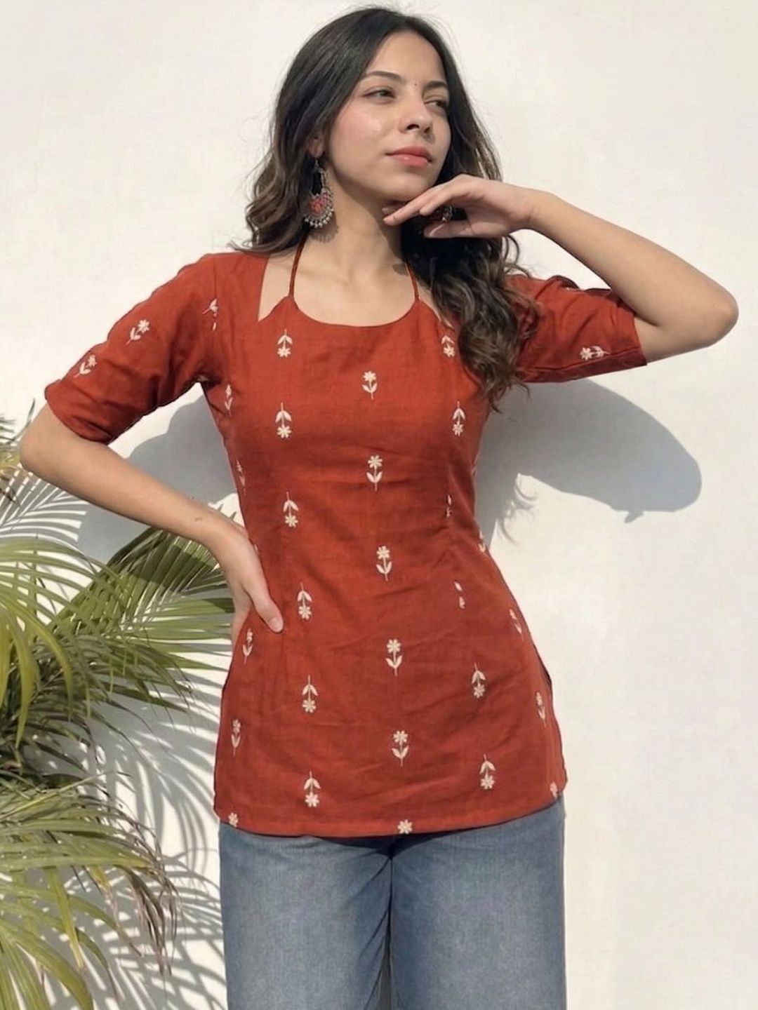 GoSriKi Floral Printed Kurti-picture-56