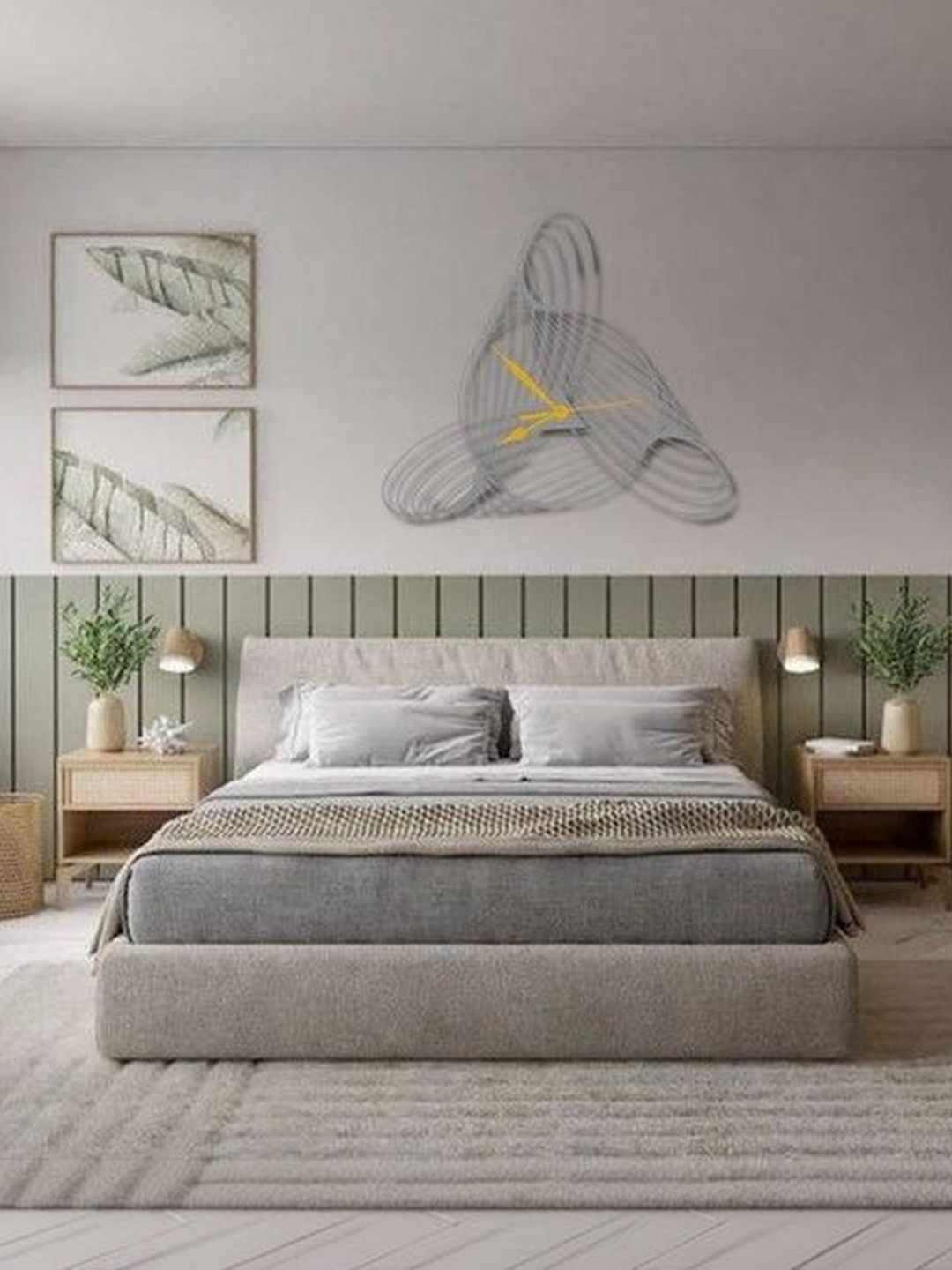 VENTUOS Grey Wall Clock-image-46
