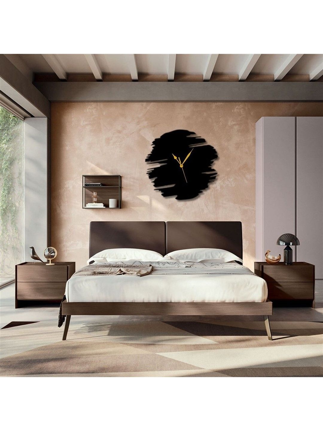 VENTUOS Black Wall Clock-picture-31
