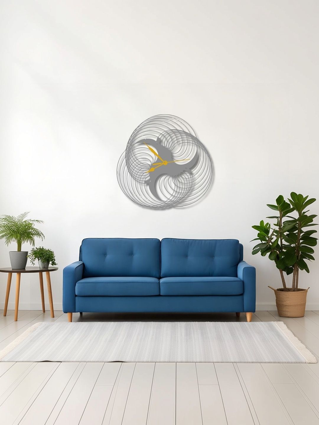 VENTUOS Grey Wall Clock-image-48