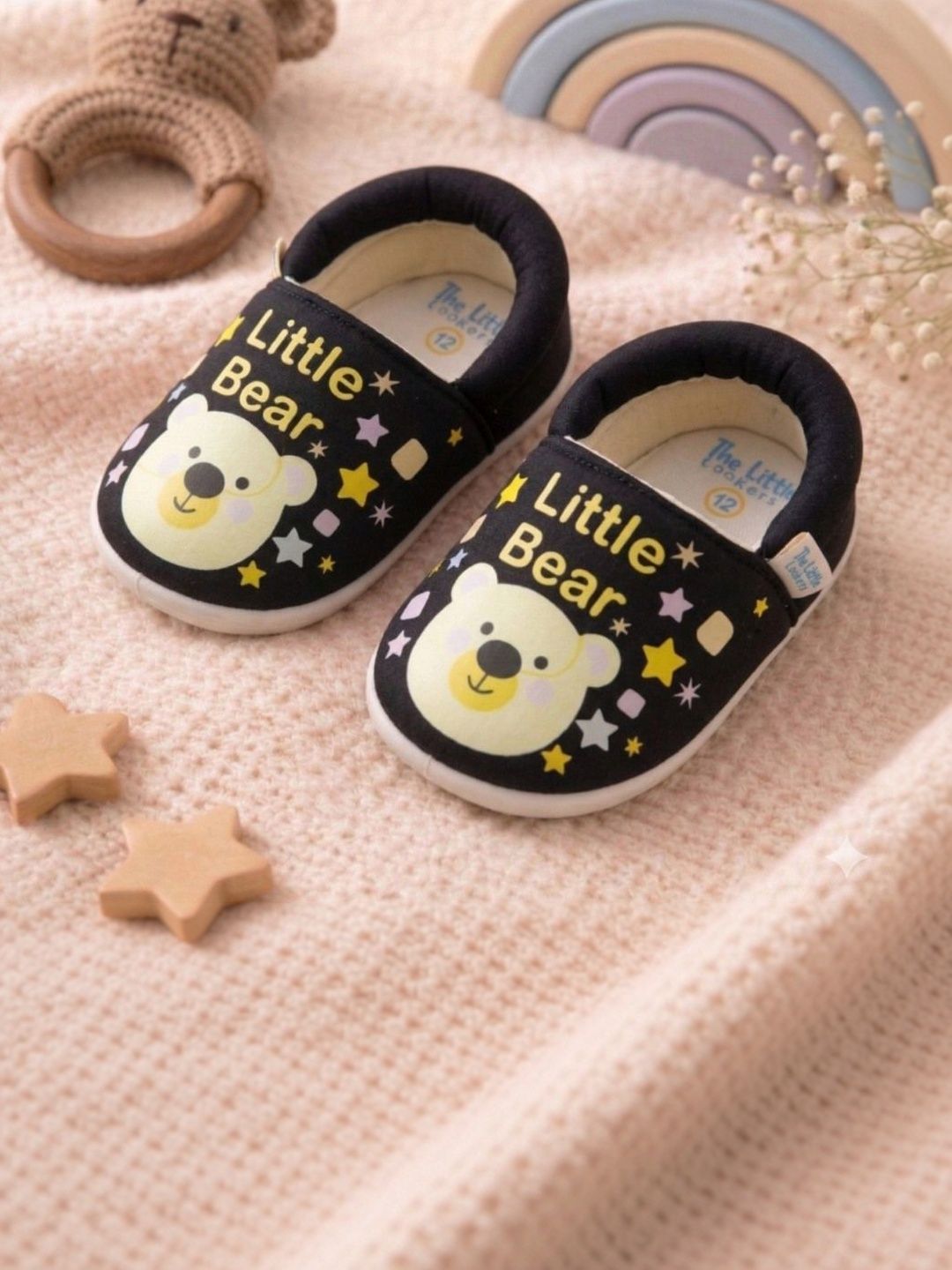 The Little Lookers Unisex Kids Cotton Booties-picture-55