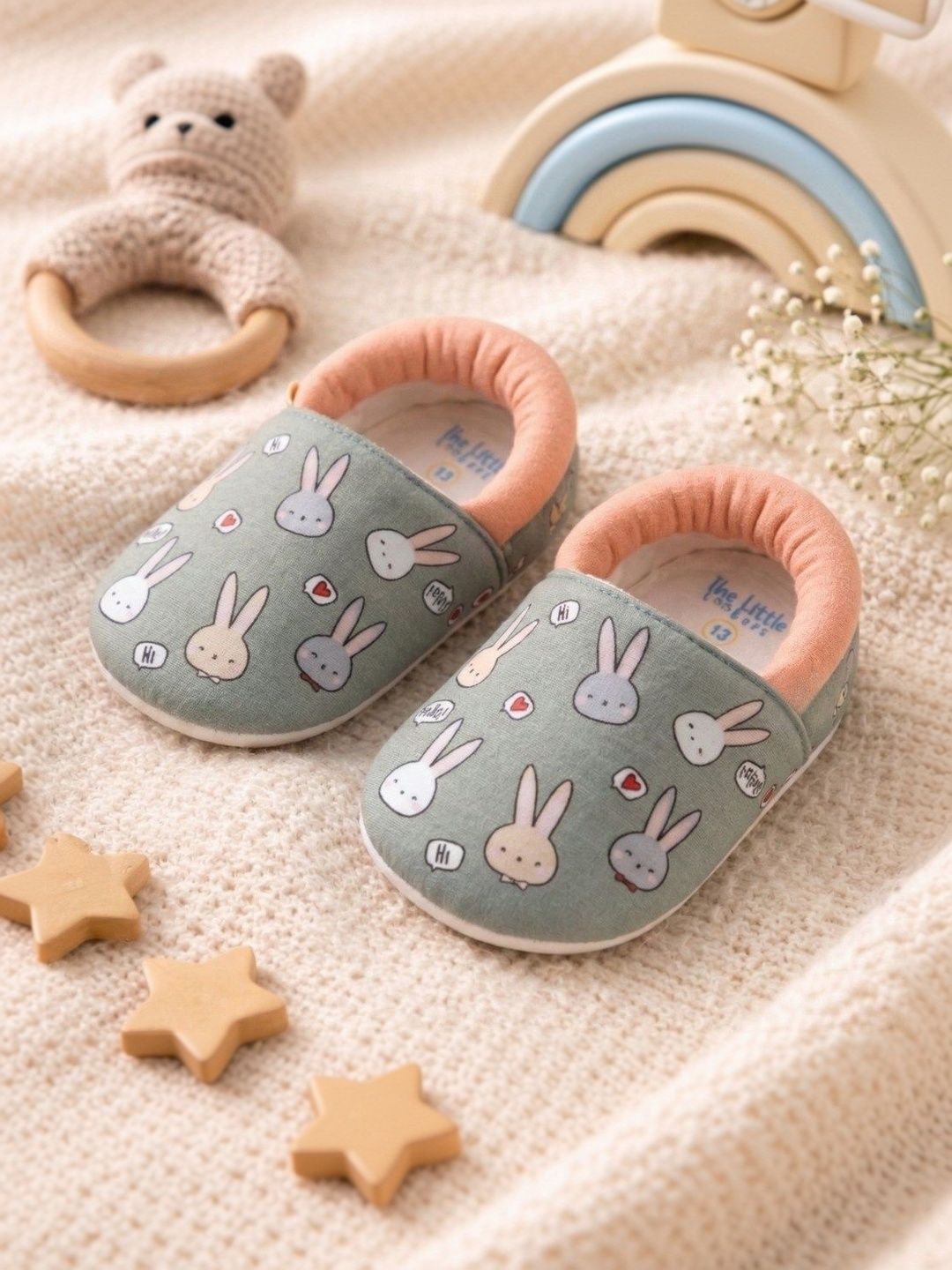 The Little Lookers Unisex Kids Cotton Booties-picture-28