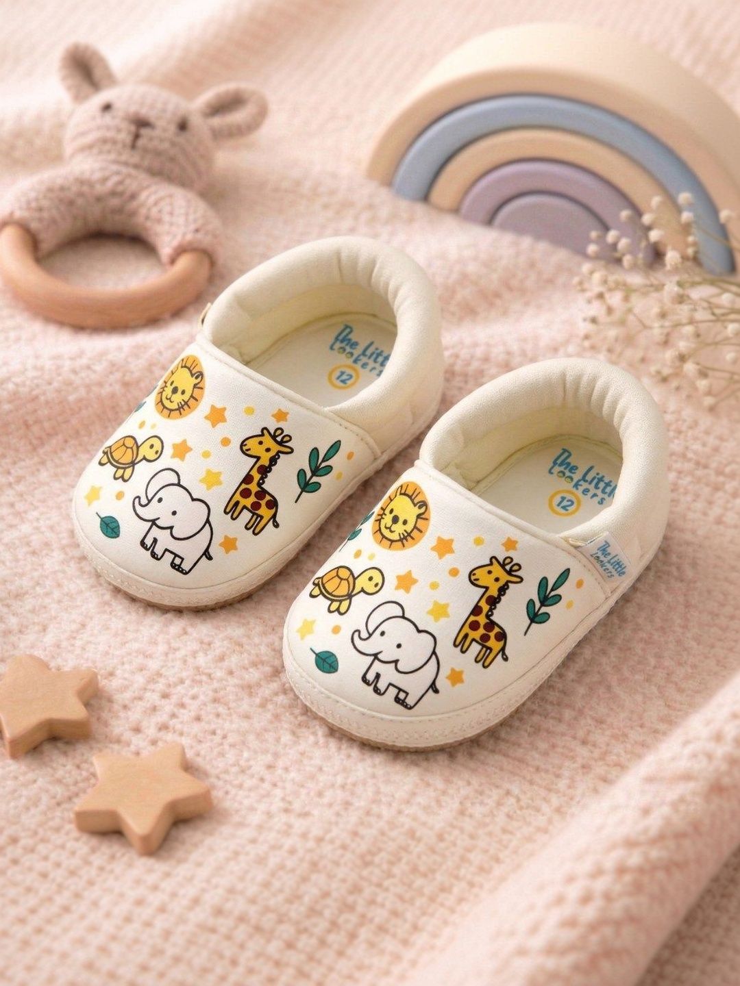 The Little Lookers Unisex Kids Cotton Booties-picture-35