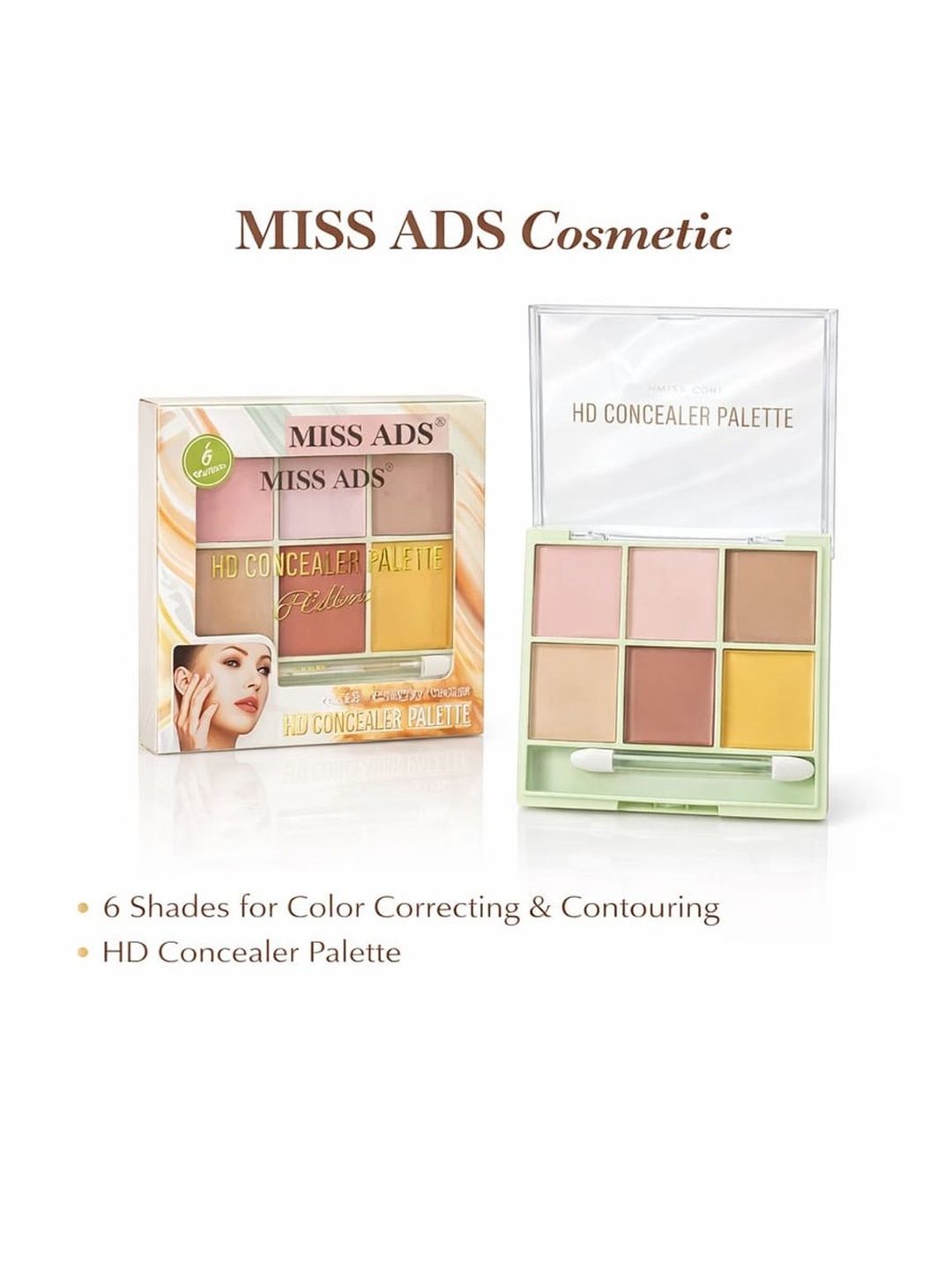 MISS ADS HD Concealer Palette - 15 g - Shade - MACL010-picture-42