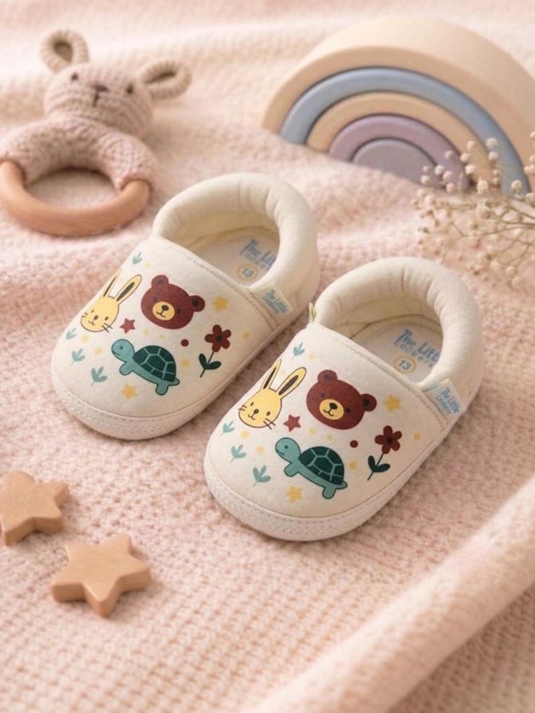 The Little Lookers Unisex Kids Cotton Booties-image-27