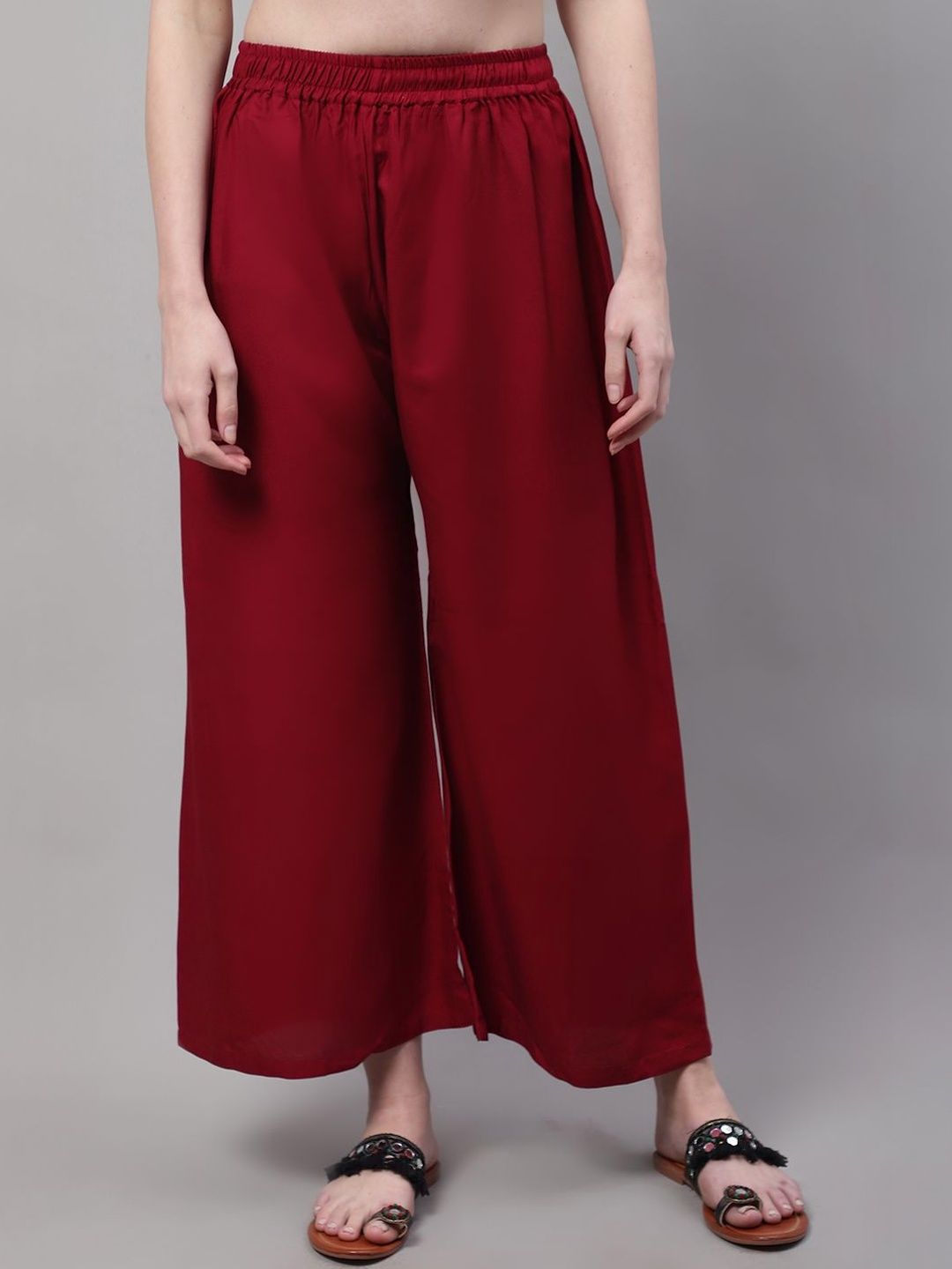 KALINI Women 2 Flared Ethnic Palazzos-picture-38
