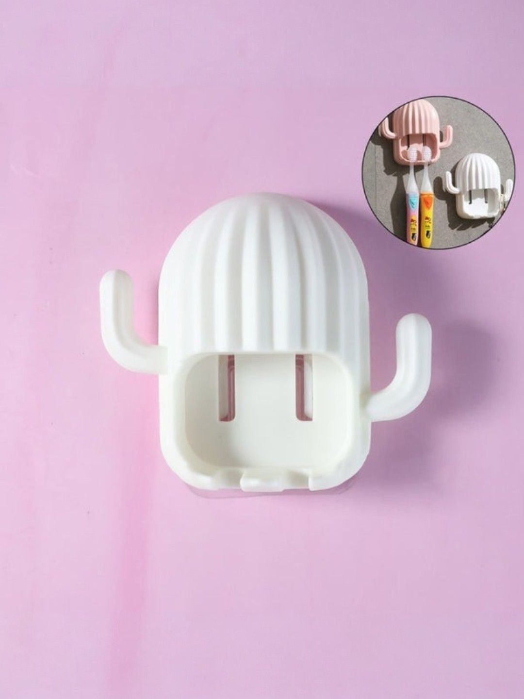 DeoDap Multicoloured Plastic Bath Accessories Set-image-3