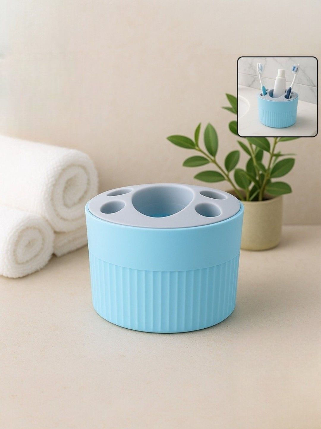 DeoDap Assorted Plastic Bath Accessories Set-image-29