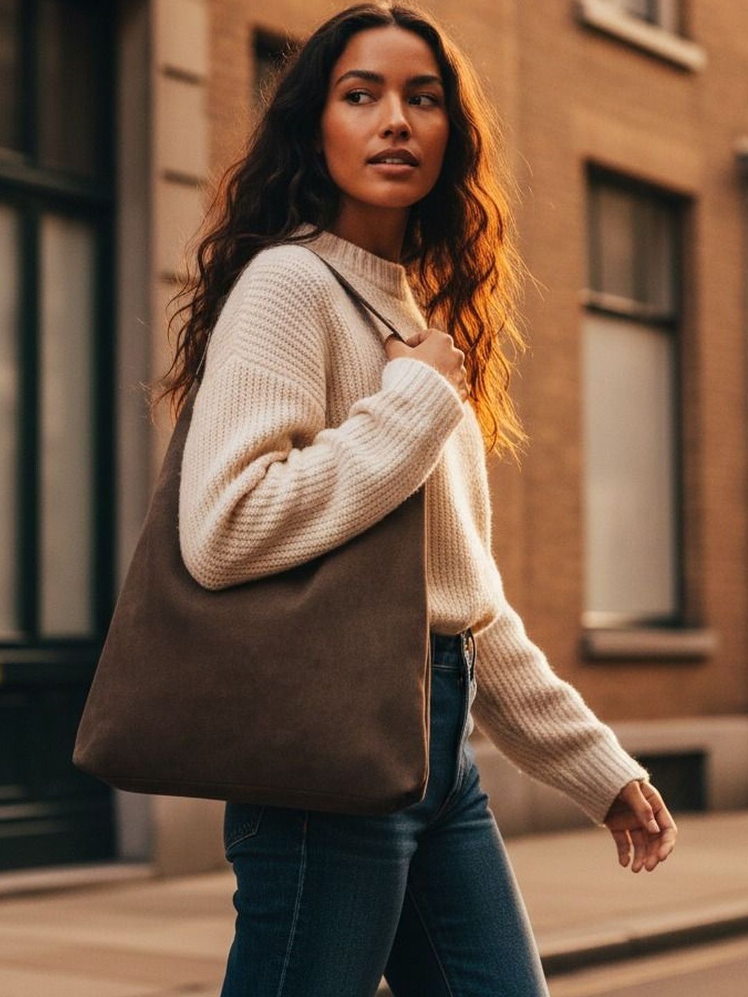GUKA Suede Swagger Hobo Bag-picture-24