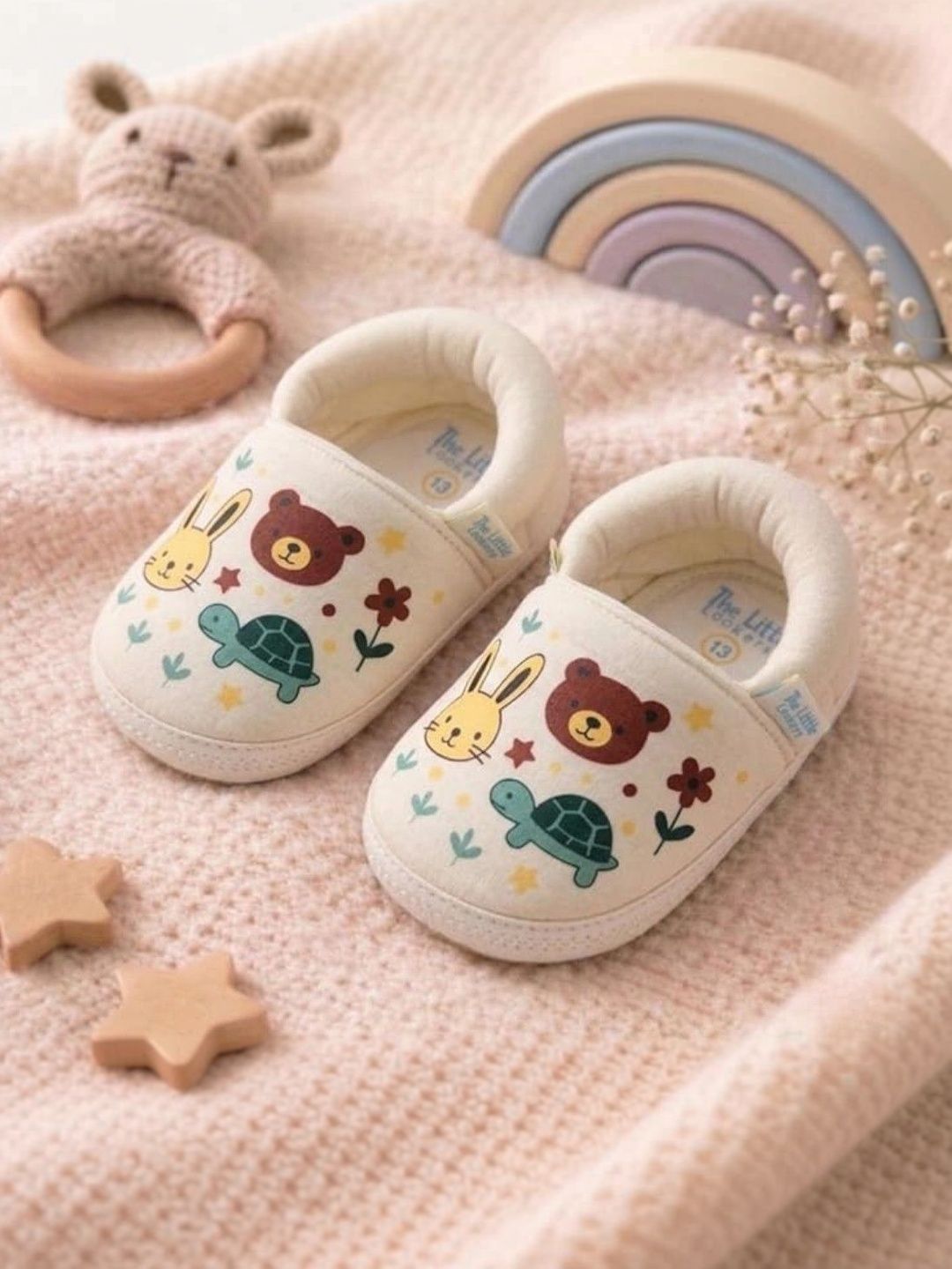 The Little Lookers Unisex Kids Cotton Booties-picture-14