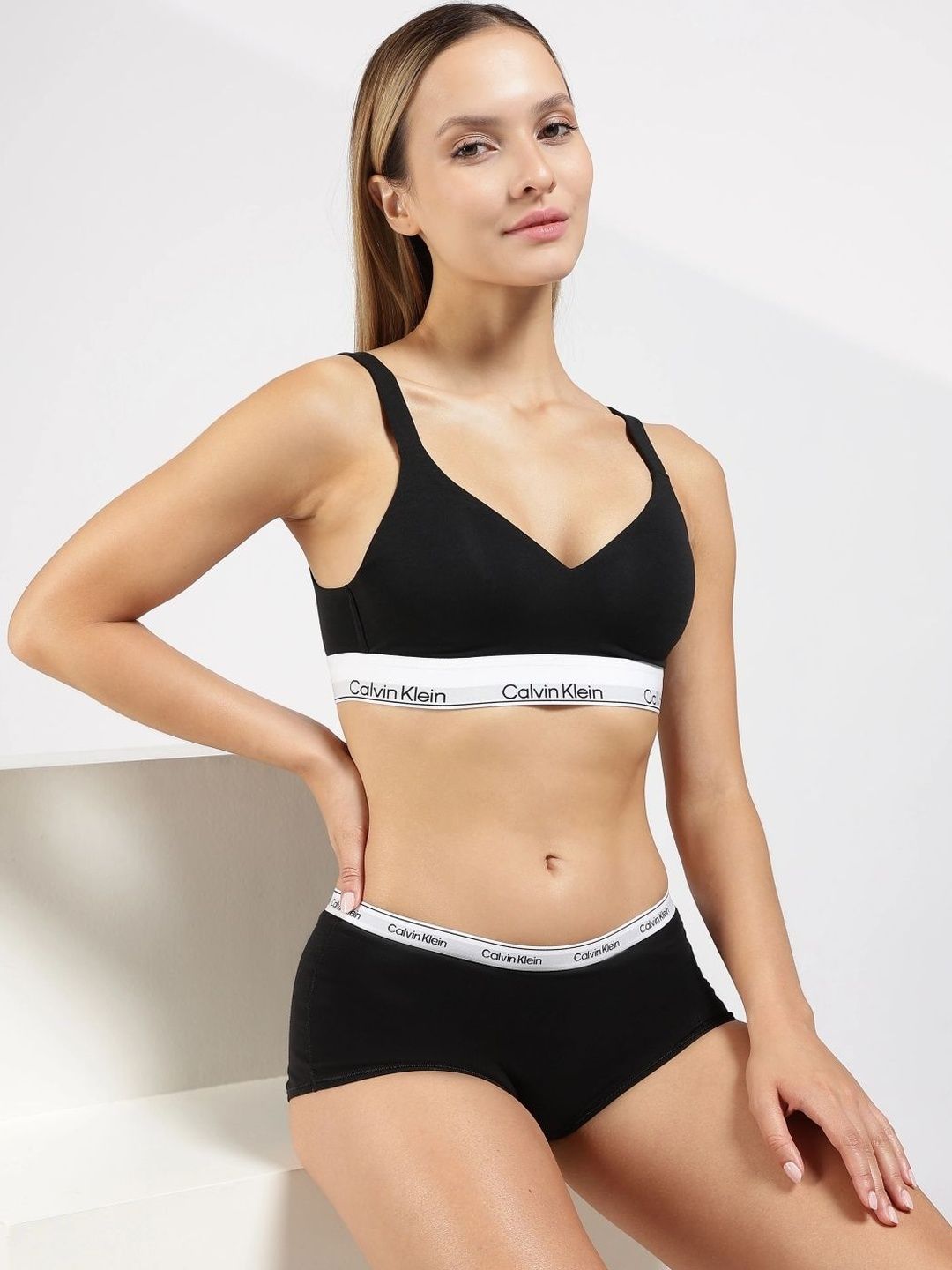 Calvin Klein Underwear Bralette Bra Medium Coverage Lightly Padded-picture-38