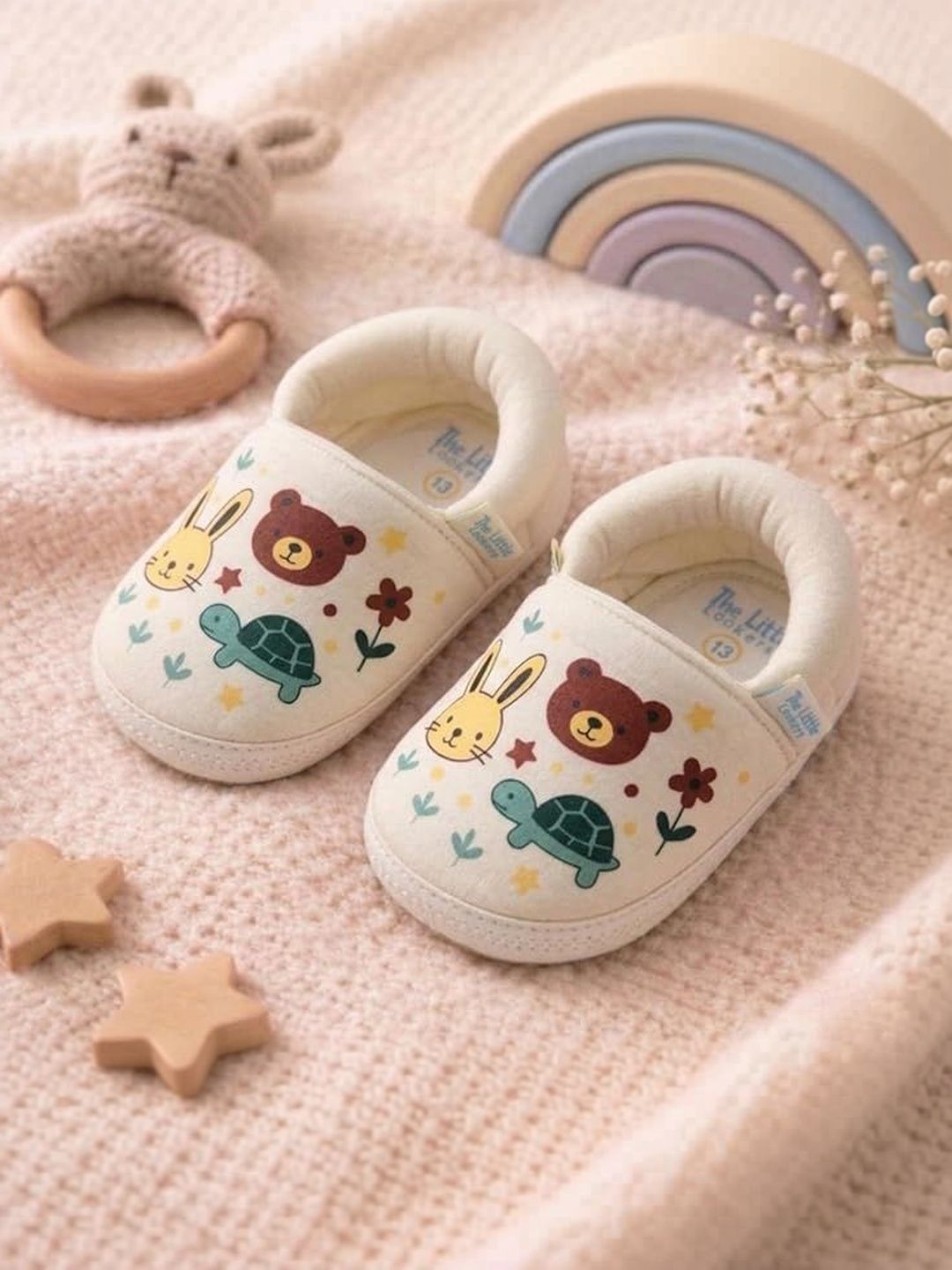 The Little Lookers Unisex Kids Cotton Booties-picture-35