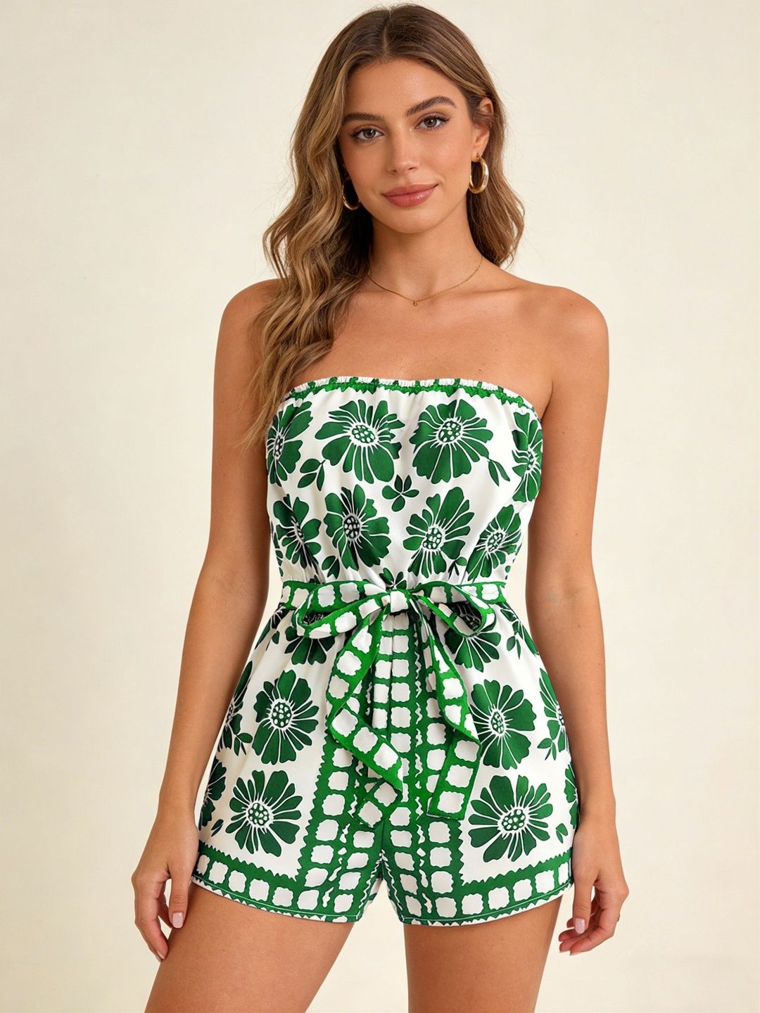 Suo Strapless Printed Jumpsuit-picture-22