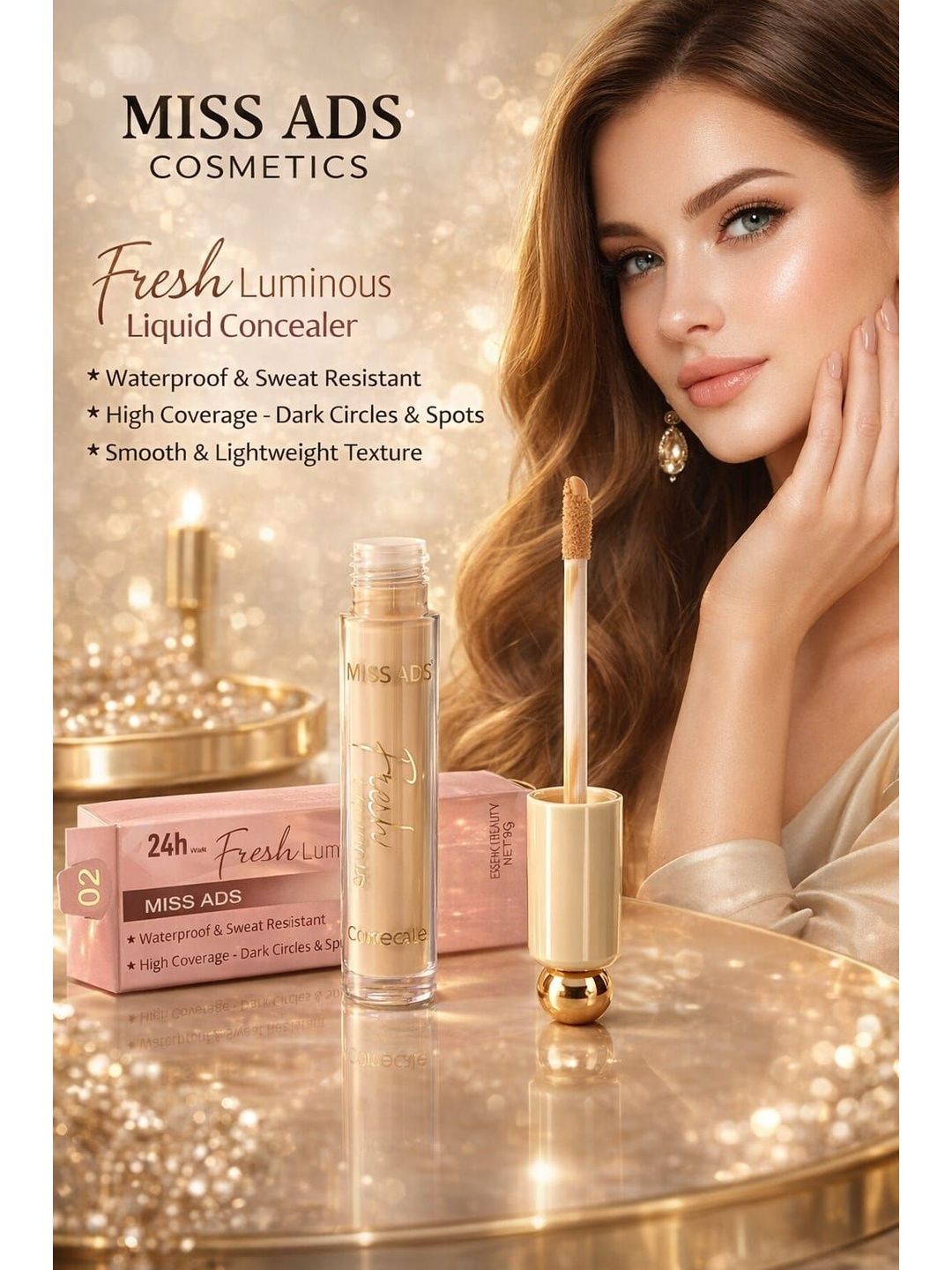 MISS ADS Fresh Luminous Liquid Concealer - 15 g - MACL02-picture-20