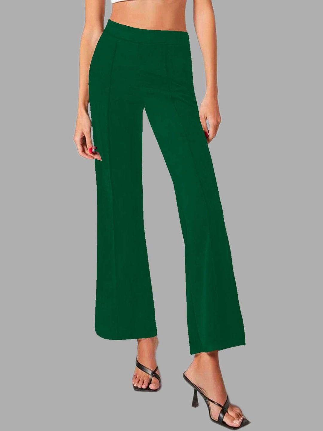 Maheshvi Women Straight Fit High-Rise Trousers-picture-44