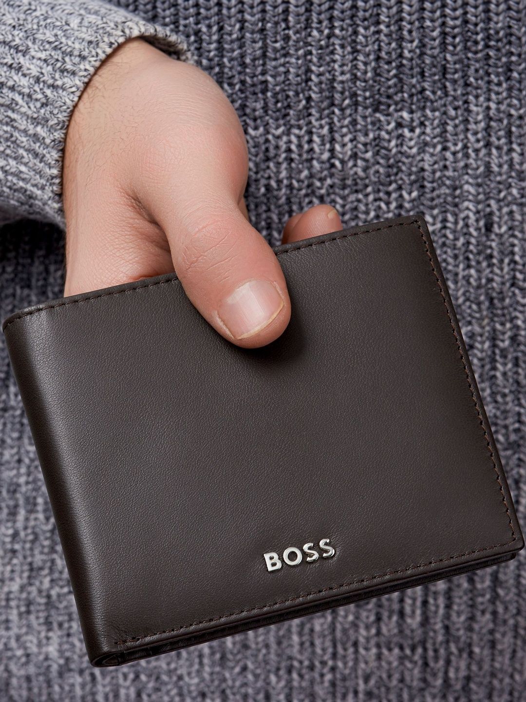 Hugo Boss Men Leather Two Fold Wallet-picture-24