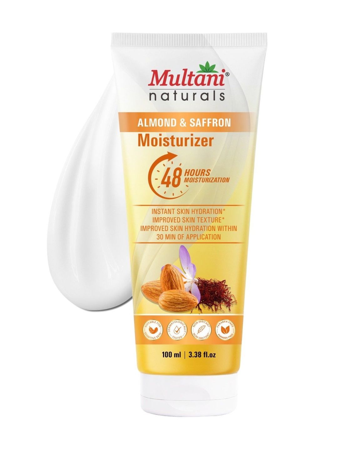 Multani Almond & Saffron Moisturizer For Hydration - 100 ml-picture-48