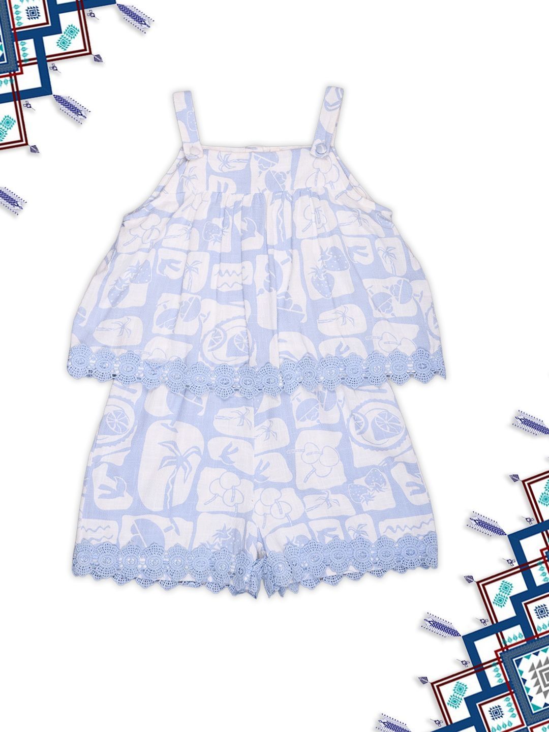 Pantaloons Junior Girls Printed Jumpsuit-picture-19