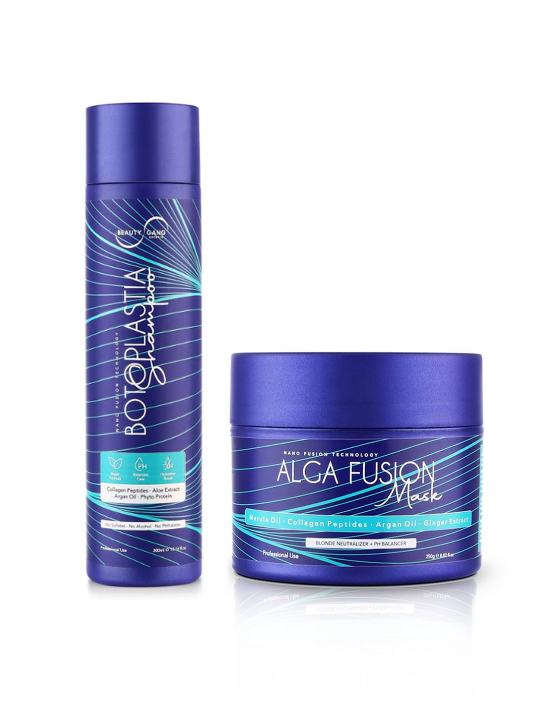 BEAUTY GANG EXPERTS Set of Botoplastia Shampoo 300ml & Alga Fusion Hair Mask 250g-image-25