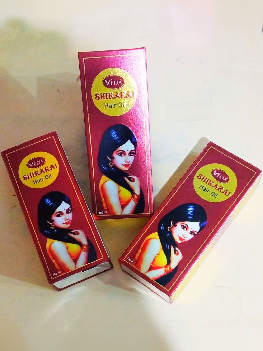 N veda Set Of 3 Shikakai Hair Oil for Hair Fall Control - 100 ml Each-image-39