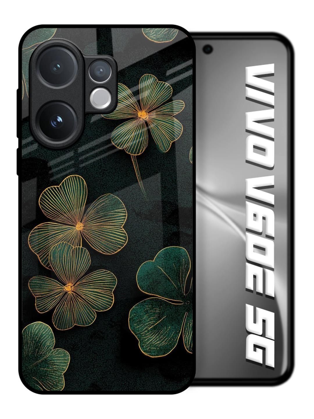 QRIOH Floral Printed Vivo V60e 5G Back Case Mobile Accessories-picture-25