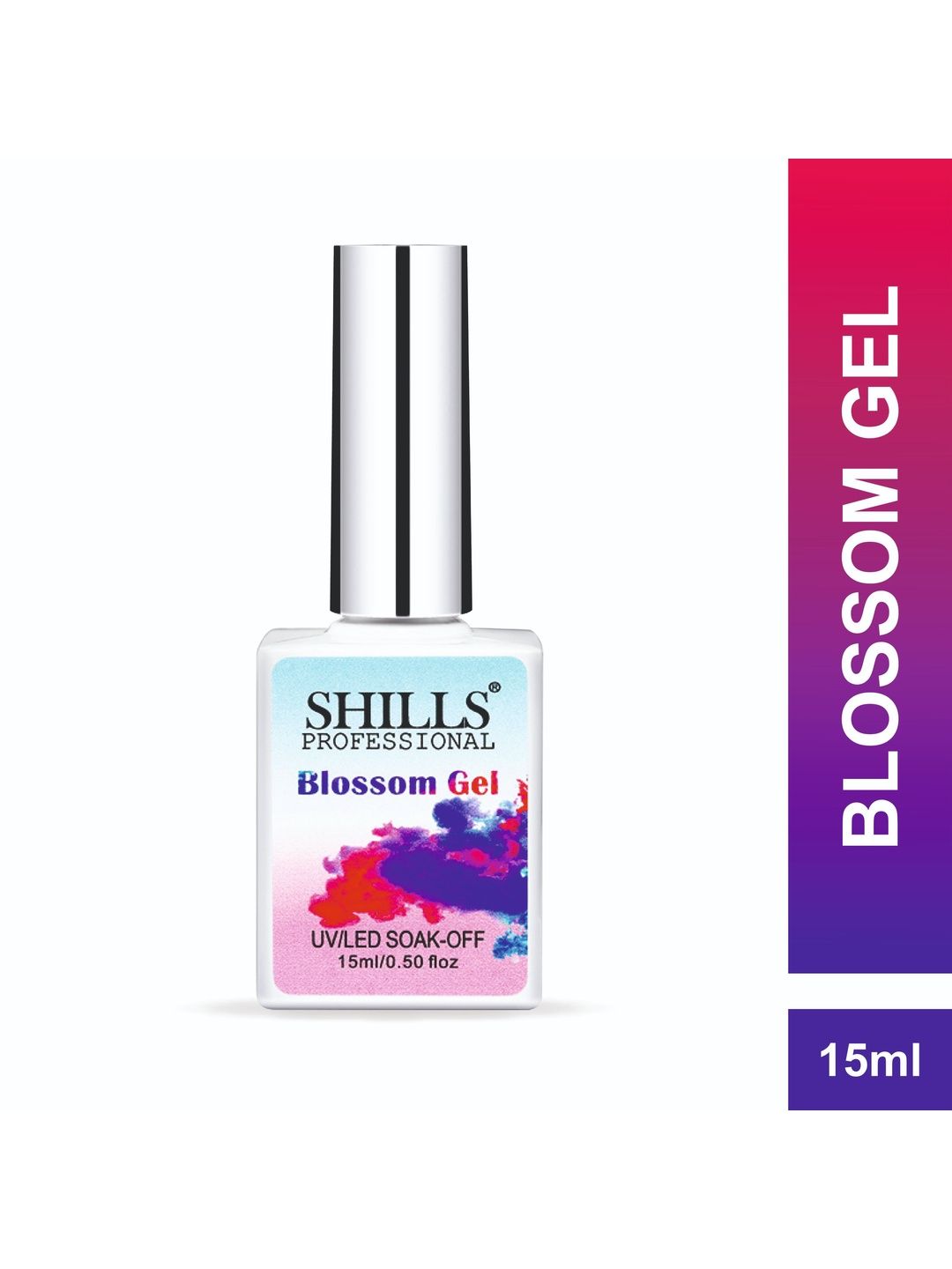 shills professional Long Lasting Soak Off Gel Polish - 15 ml - Transparent-picture-31