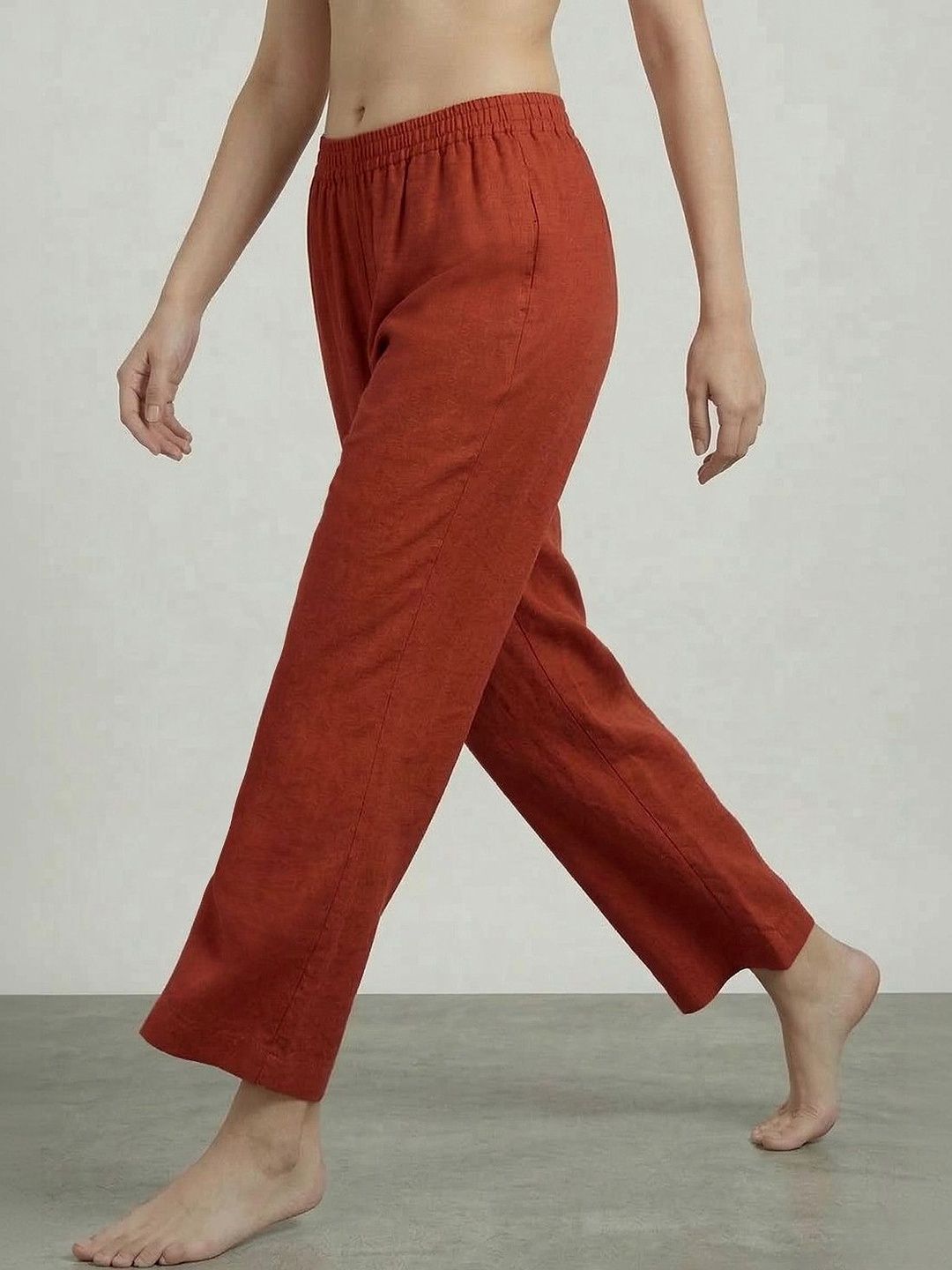 Zivame Mid-Rise Straight Lounge Pants-image-35