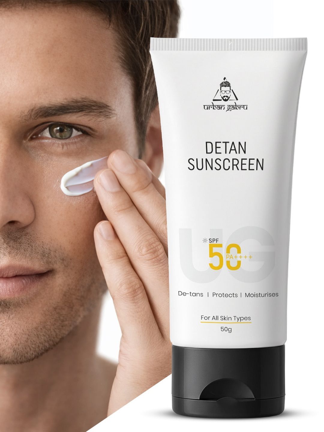 URBANGABRU De-Tan Sunscreen SPF 50 PA++++ - 50 g-image-11