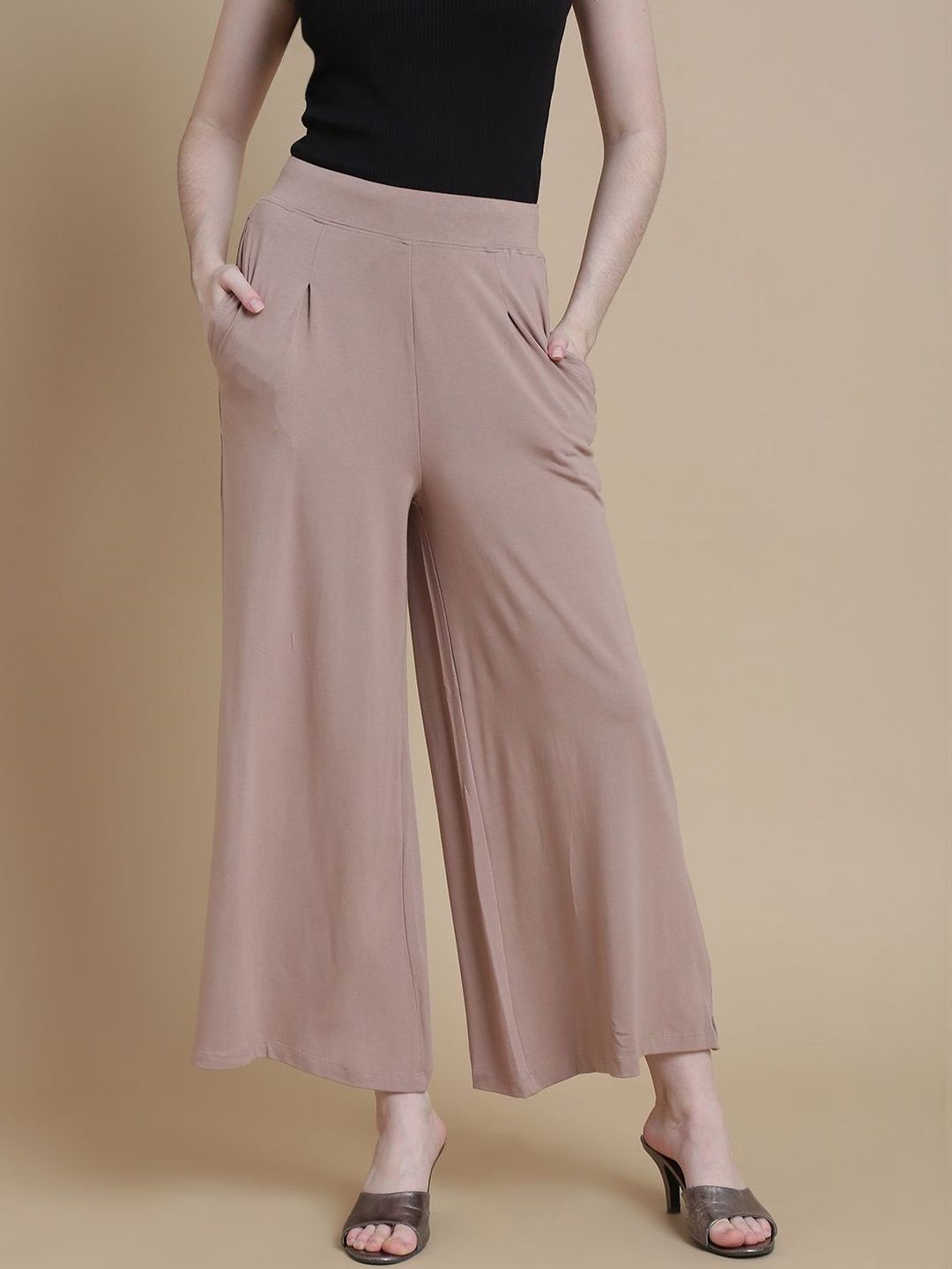 De Moza Women Knitted Palazzos-picture-36