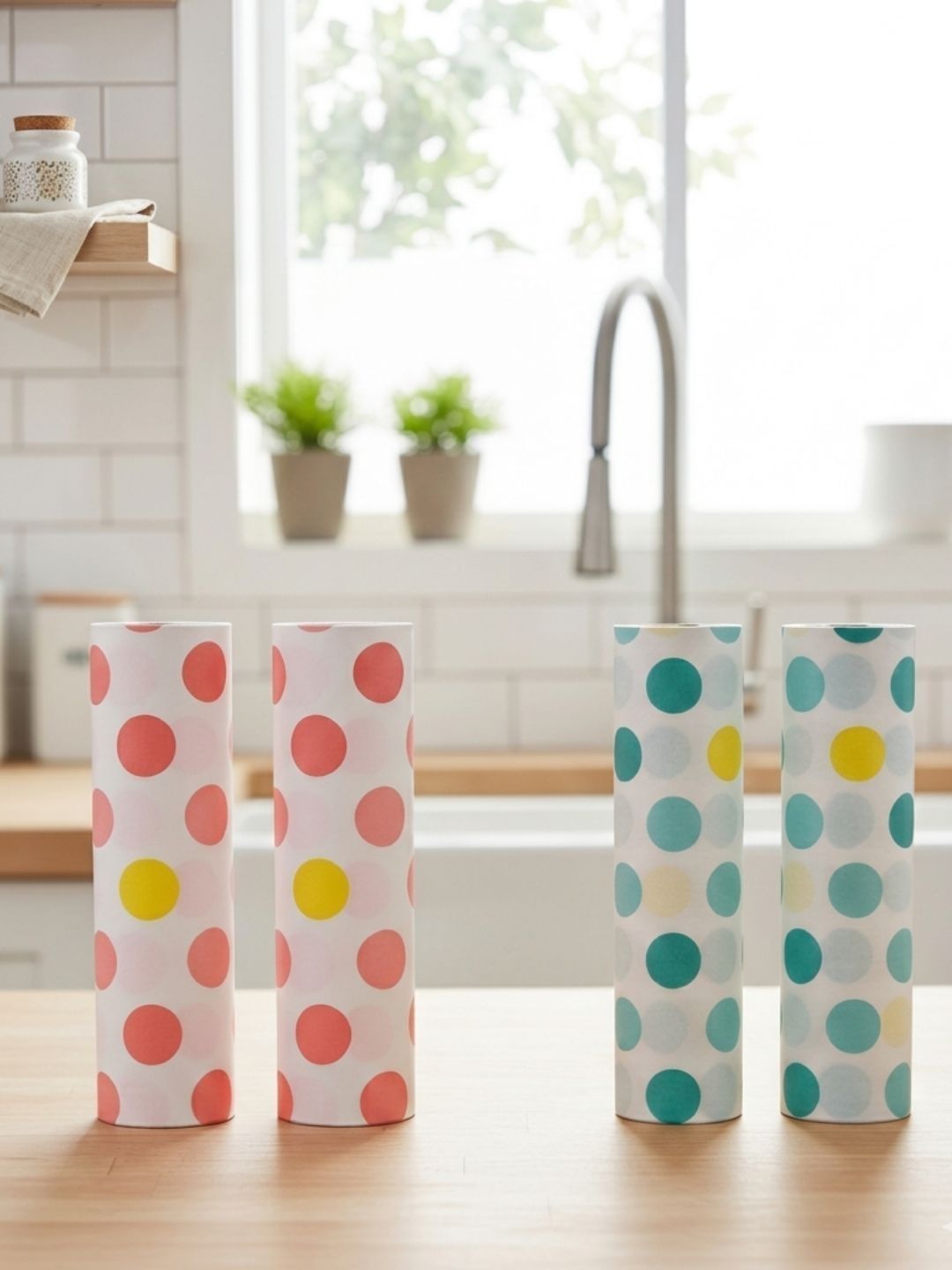 We3 Pink Set of 4 Reusable Organisers-image-26
