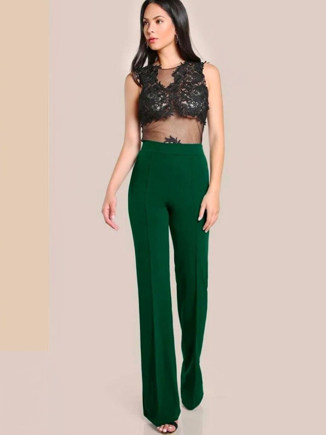 Maheshvi Women Straight Fit High-Rise Trousers-picture-46