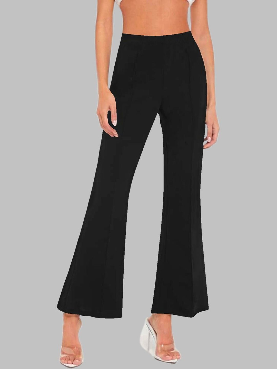 Maheshvi Women Flared High-Rise Trousers-picture-45