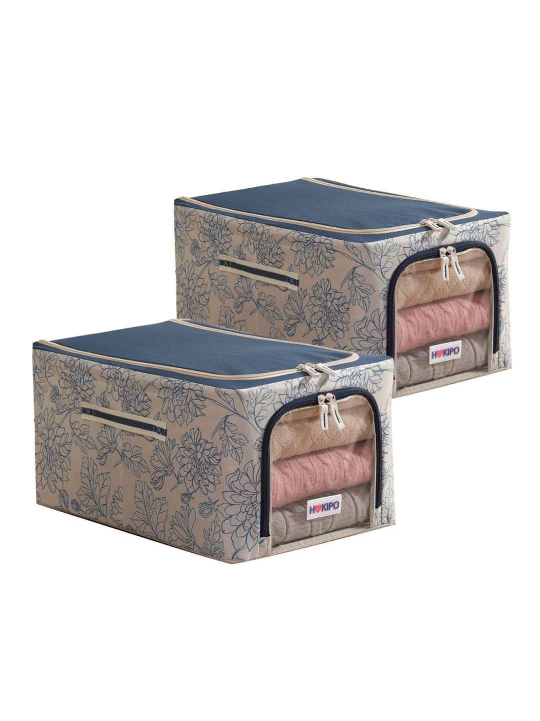 HOKIPO Blue Set of 2 Regular Multi-Utility Organisers-image-17