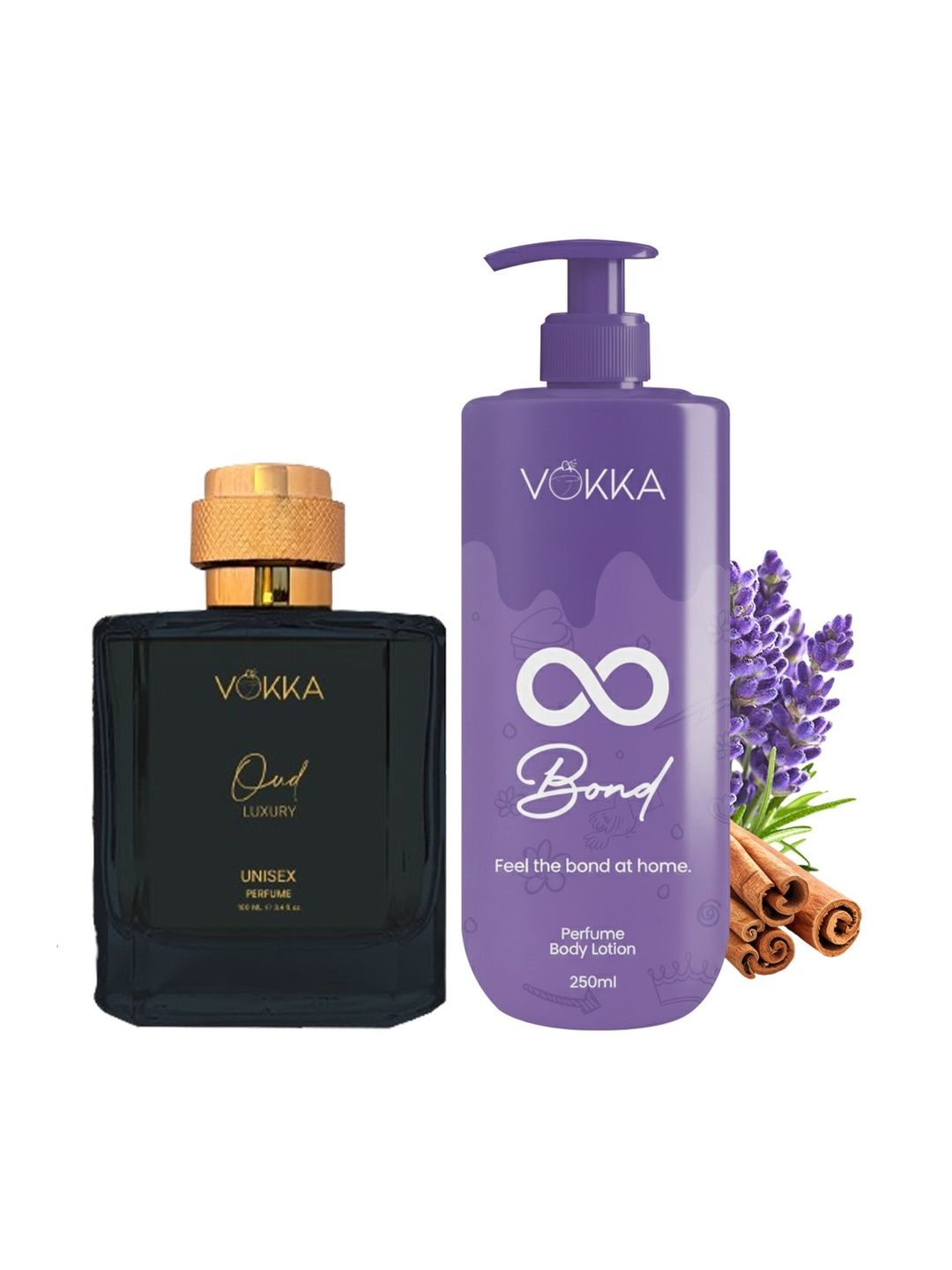 VOKKA Set Of 2 Bond Perfume Body Lotion 250 ml With Oud Perfume 100 ml-picture-35