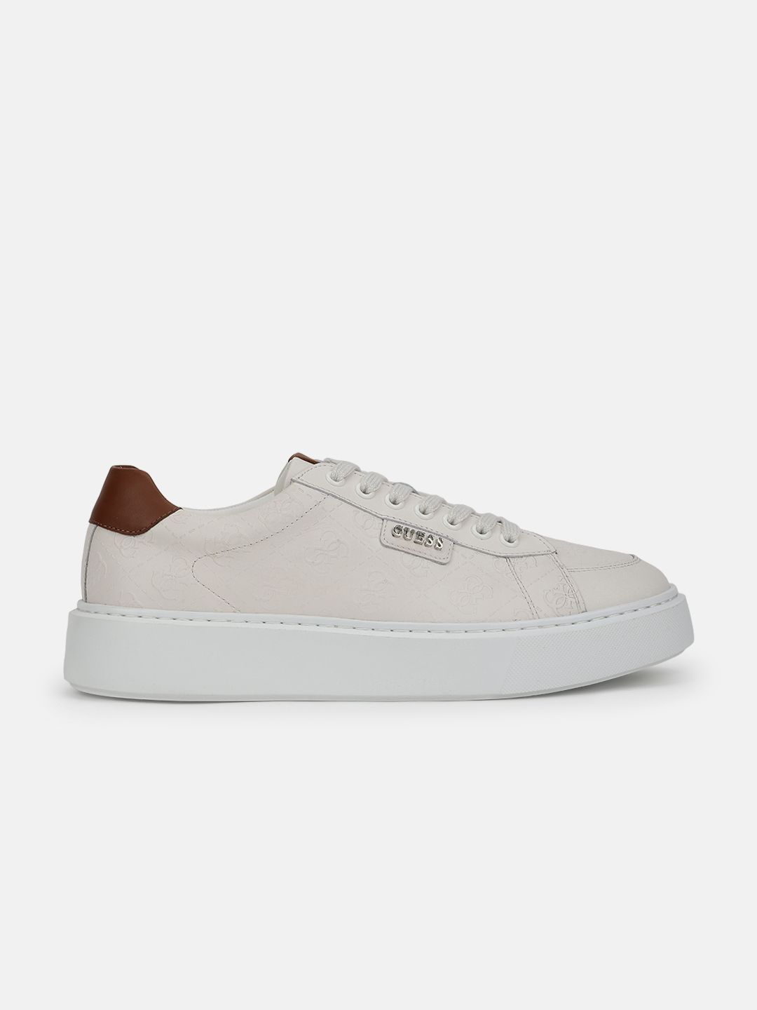 GUESS Men Textured Leather Sneakers-picture-18