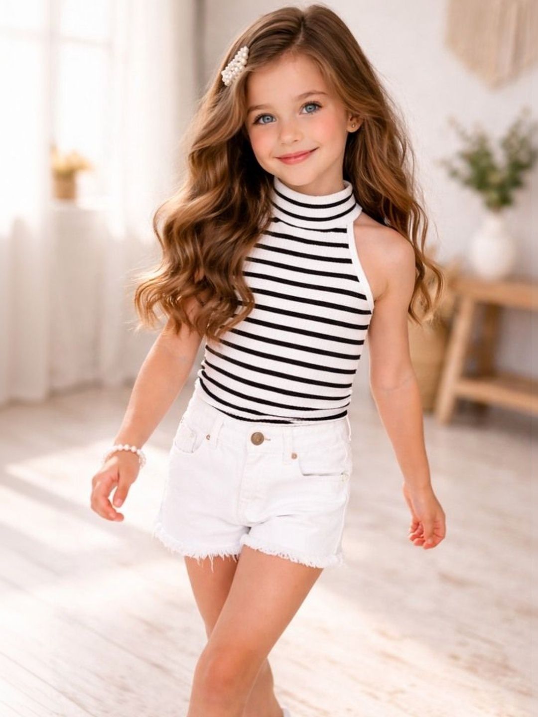 Ninas Girls Multi Cotton Blend Tops-picture-13