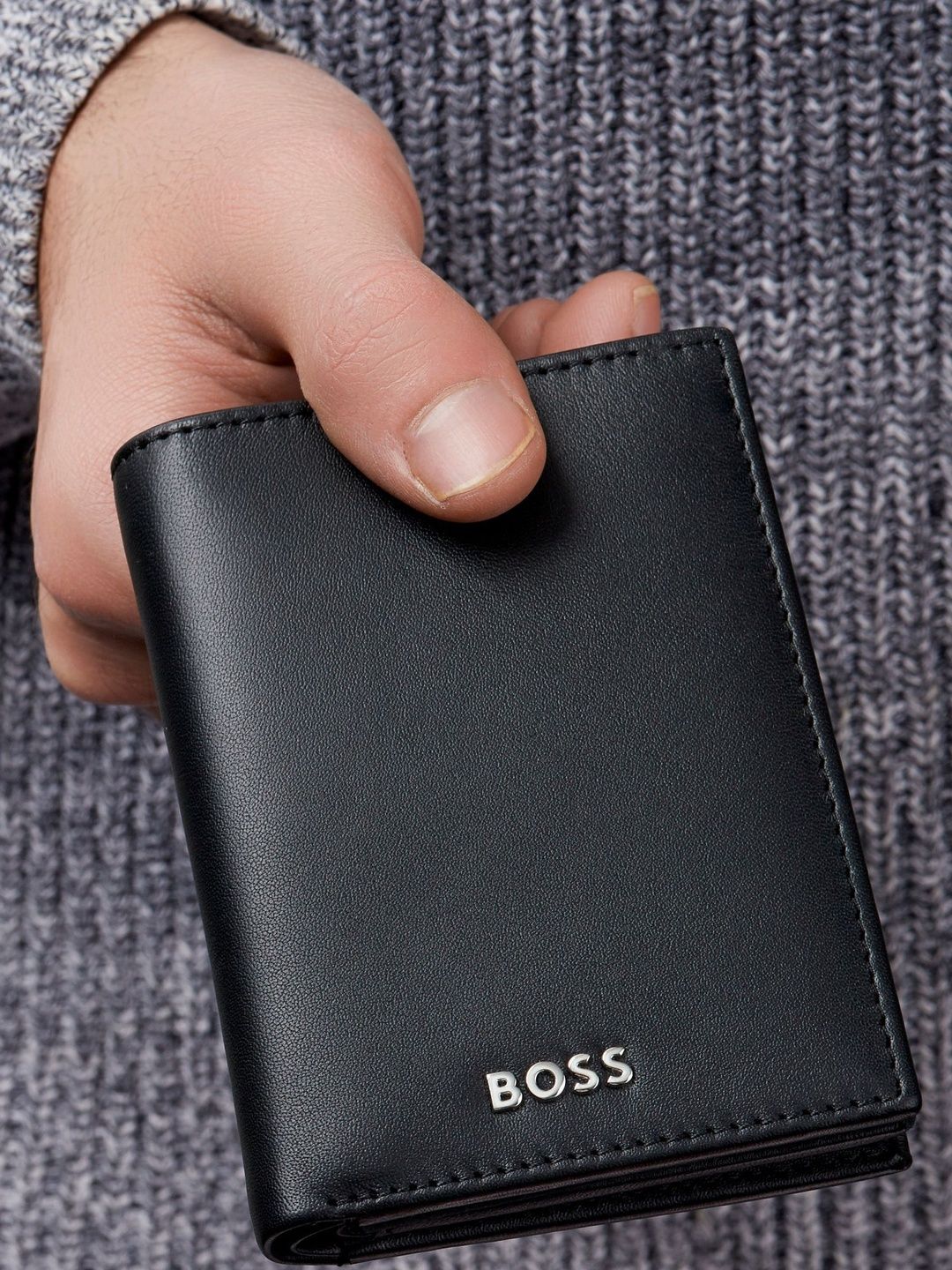 Hugo Boss Men Leather Three Fold Wallet-picture-33